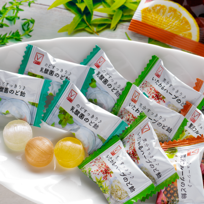 贅沢フルーツのど飴 - 商品のご案内 | V-check | 暮らしのいちばんそば
